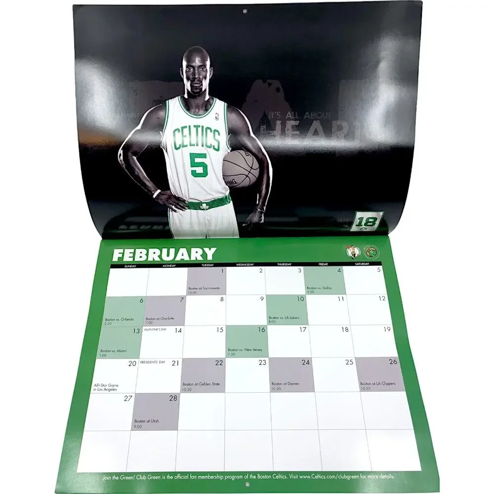 Boston Celtics 2011 Team Calendar *NEW*